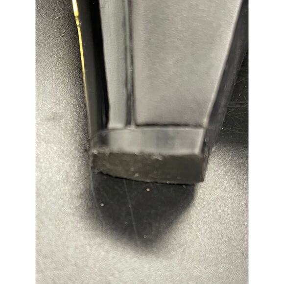 Coach Kathie Leather Calf Signature Heels Black with Gold Accent Hardware Size 6 - Picture 10 of 16